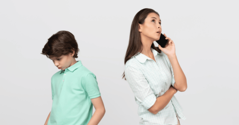 Falta de conexión con sus hijos